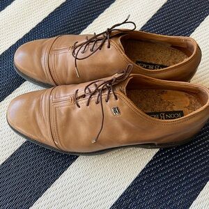 Golf Shoes Men’s Brown leather Icon Black 11.5